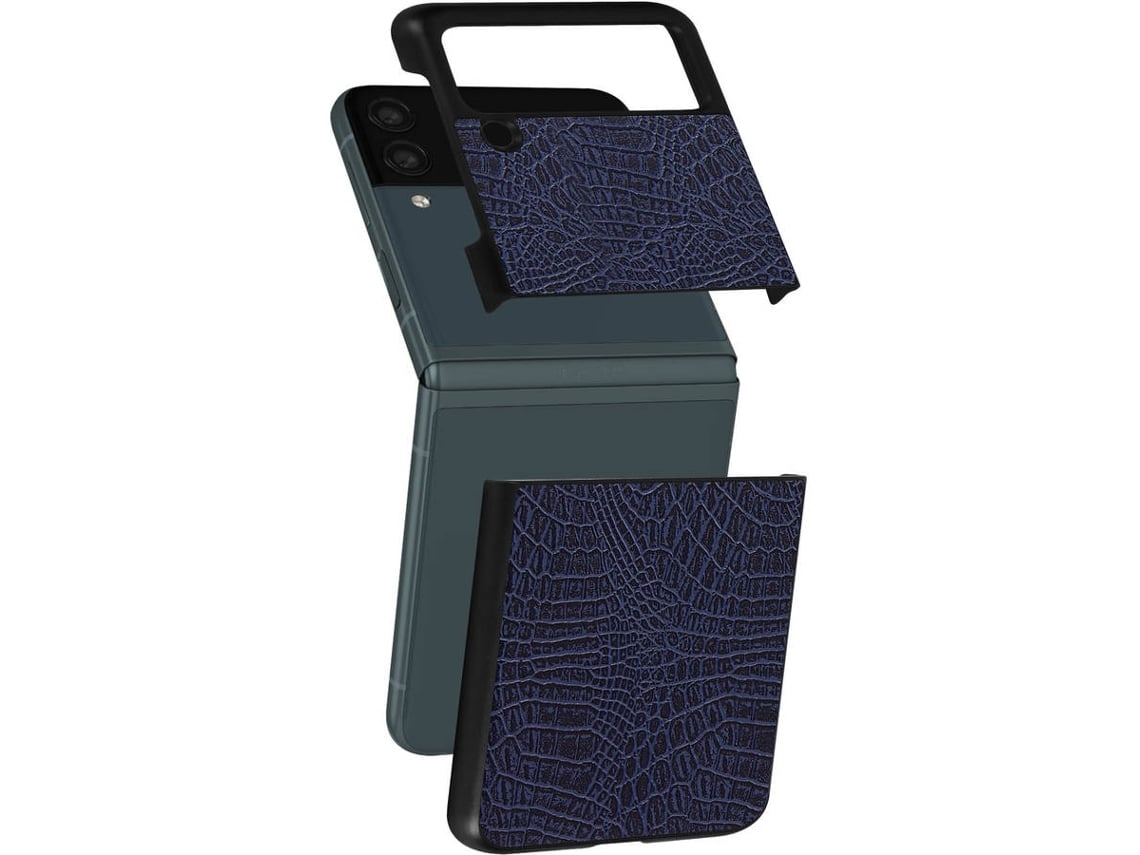 Capa Samsung Galaxy Z Flip 3 Ushion Serpente Roxo