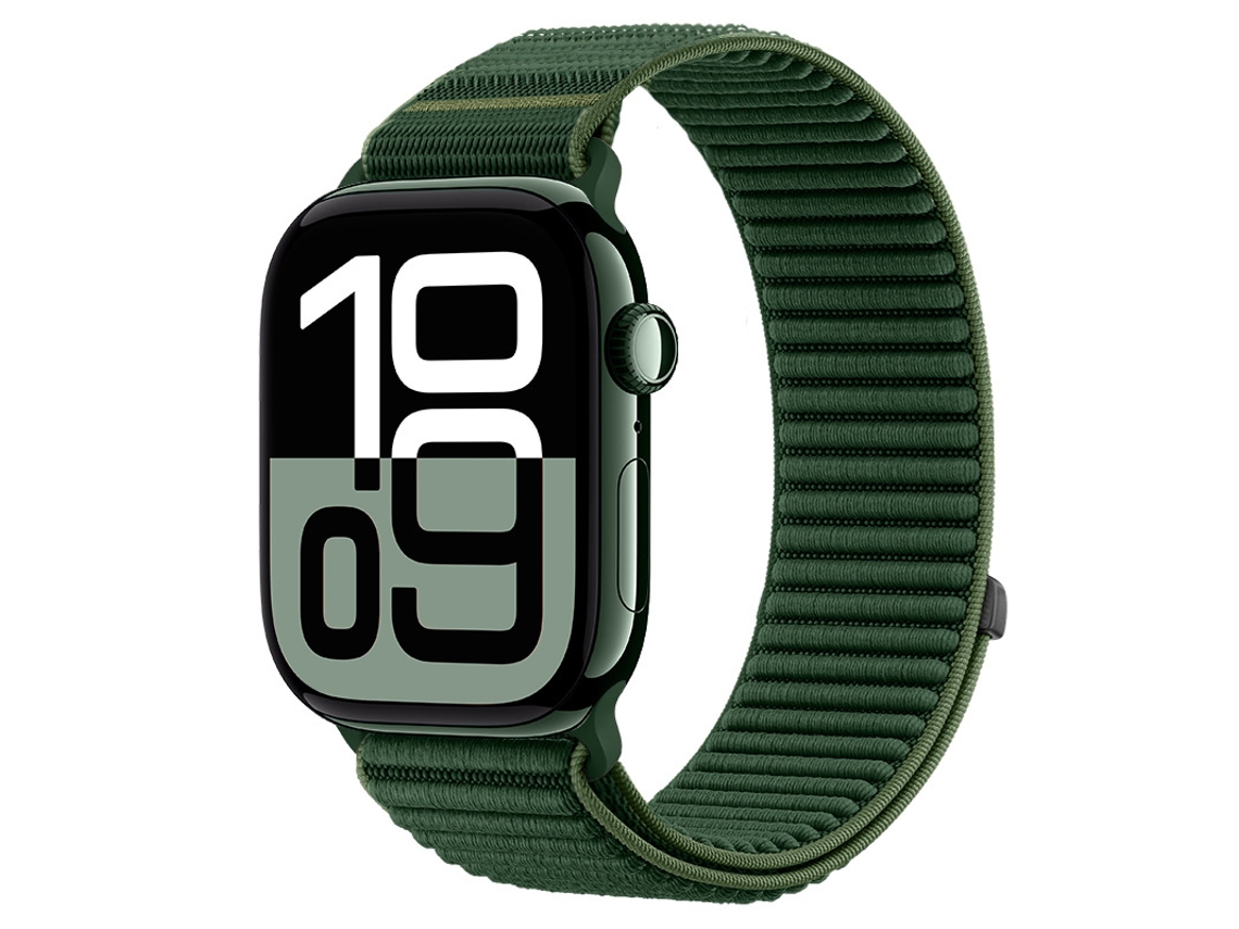 Bracelete Para Apple Watch 42/44/45/46/49mm Verde Abeto Cuich