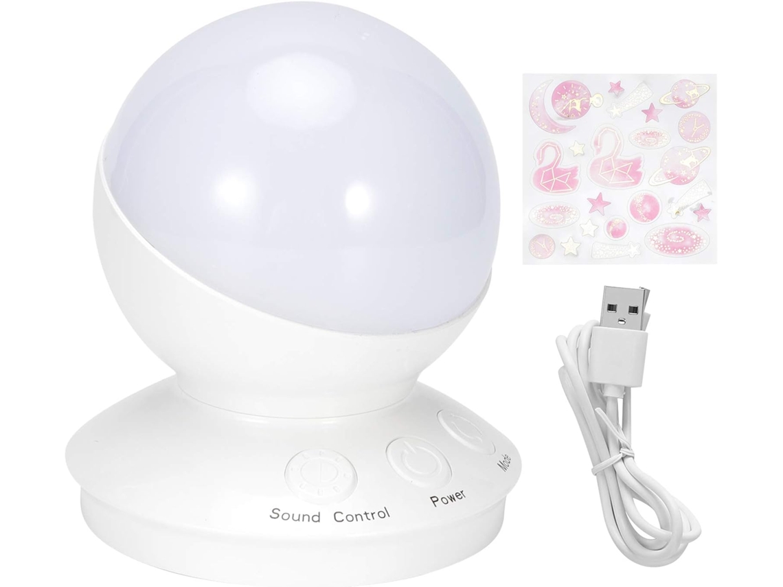 Luz Noturna Led Colorida Com Controle De Voz Inteligente, Presente