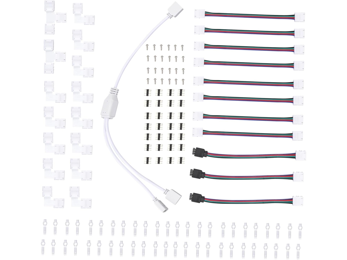 Adaptador De Pino Conector Para Fita Led Sem Solda