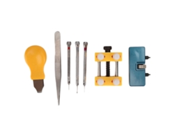 Kit de Reparação de Relógios com Abre carcaça, Pinças e Parafusos 7pcs/set