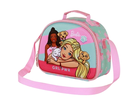 Barbie Pets Lancheira 3d, Rosa Karactermania