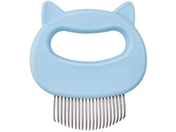 Escova para animais de estimação, escova para cães e gatos, pente massageador para higiene animal.