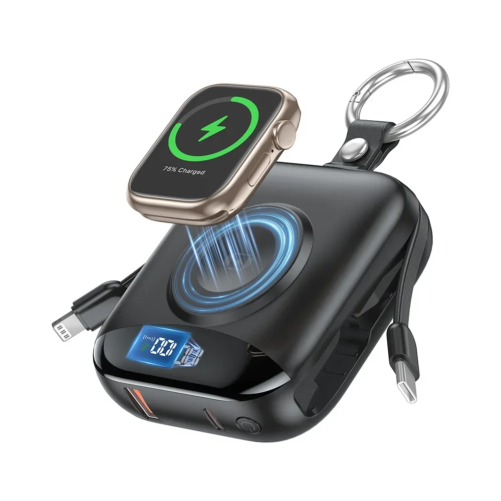 Carregador Solar 61200mah, À Prova D'água, Manivela, MDUG Azul PONTOCASA
