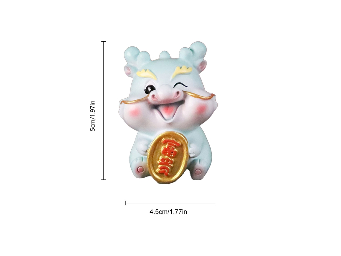 Laxiscreed Boneca Decorativa De Páscoa Com Cabeça Balanceante Para Casa E Escritório, Tema Dragãofofo