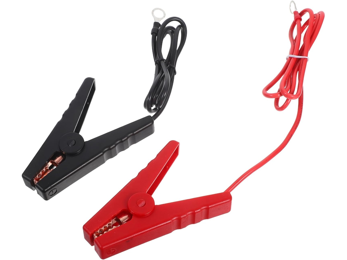 Conectores para Cerca Elétrica, Cabos de Ligação para Cercas Elétricas com Grampos de Cobre, 2 Peças, Cabos de Ligação CHABERLU
