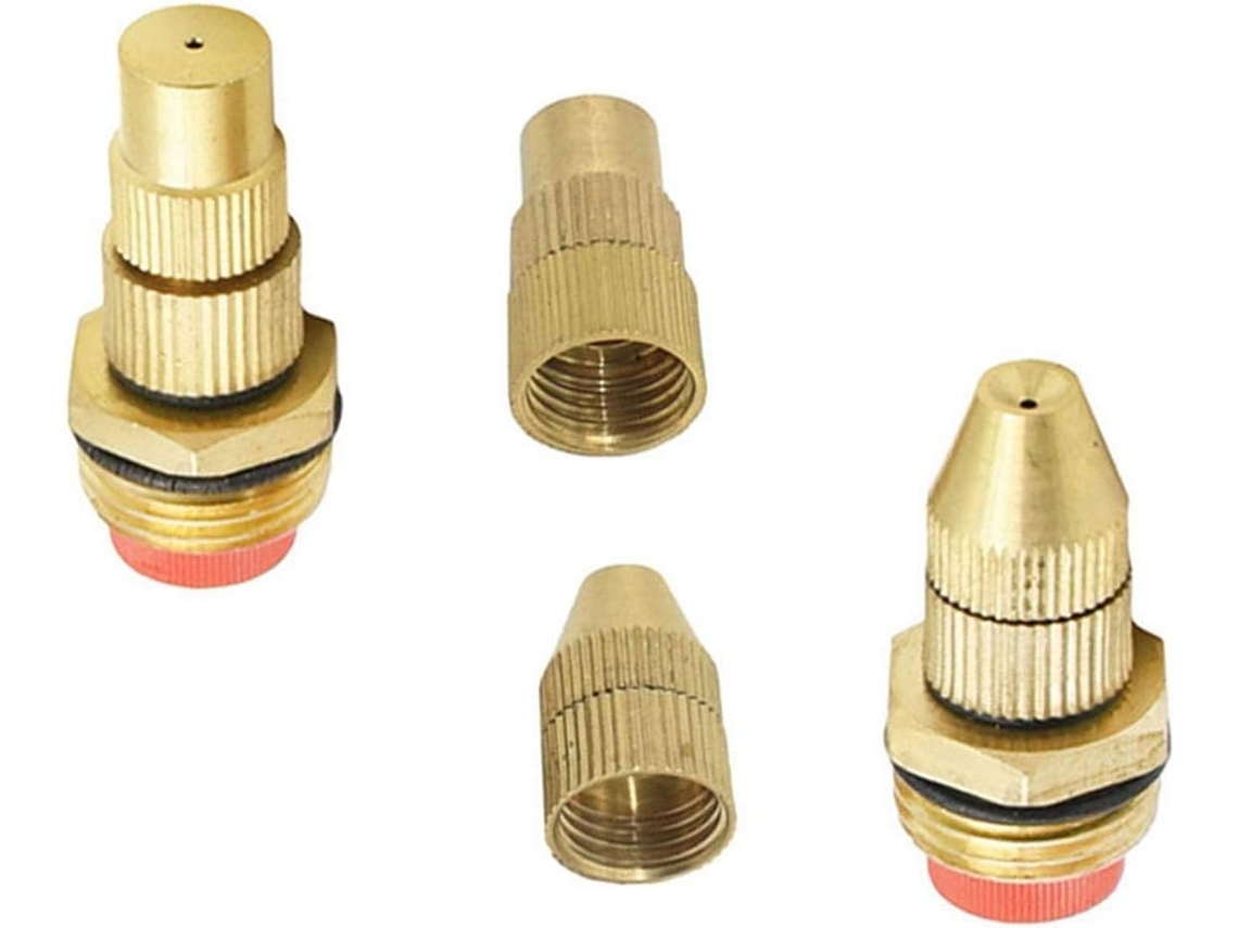 Adaptador de Conector Jardim Latão Macho 1/2" com Bocal Pulverizador | S/MARCA