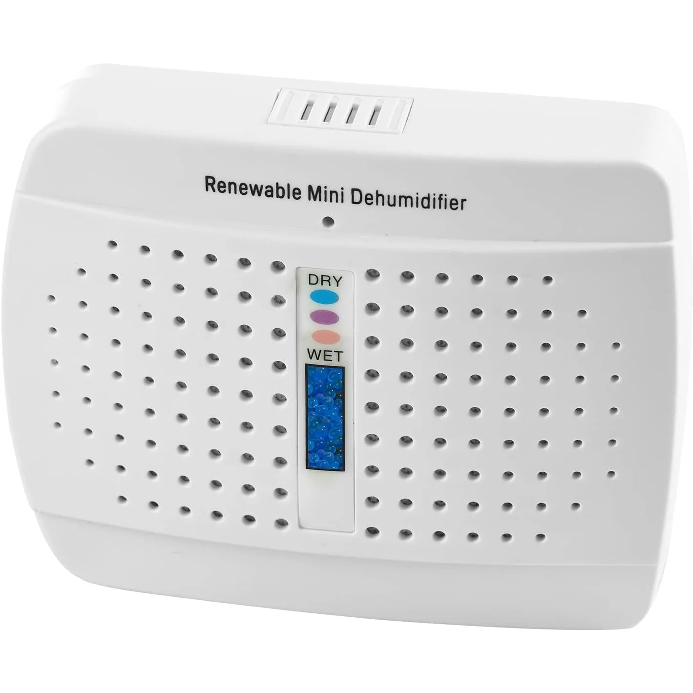 Desumidificador doméstico reutilizável para absorção de umidade e prevenção de mofo, ideal para armários e outros ambientes internos.