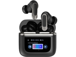 Auriculares Sem Fios Bluetooth 5.3 Som Hi-fi Cancelamento De Ruído Microfone Para Chamadas Display Led/lcd Lurelia