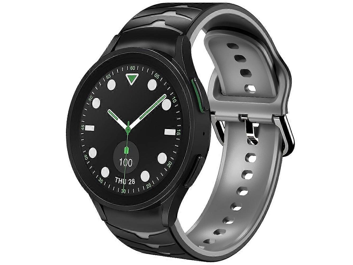 Pulseira De Relógio De Silicone Com Textura Curva