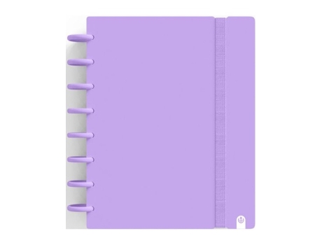 Livro Cuaderno Ingeniox A5 80h Cuadricula Malva Pastel De Desconocido (espanhol)