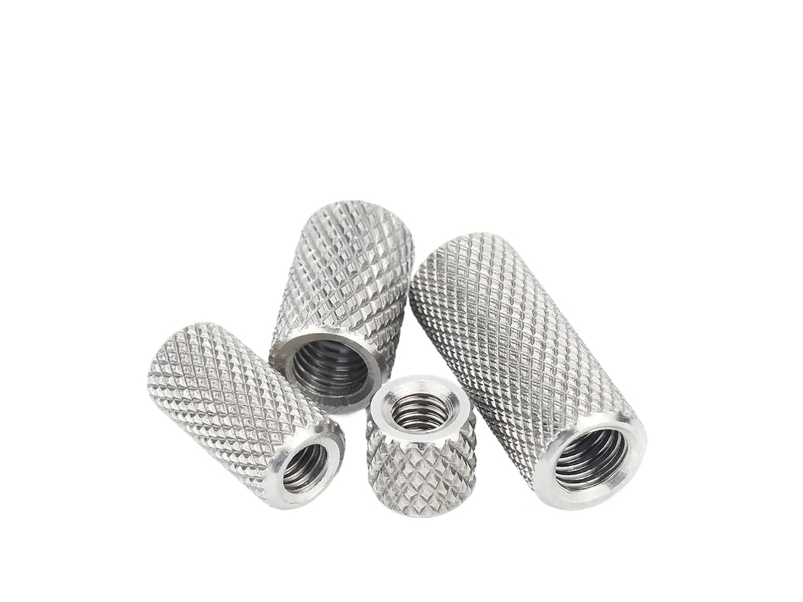 Porcas Redondas Serrilhadas Alongadas Em Aço Inoxidável 304 M3 M4 M5 M6 M8 M10 M12 M14 M16 M6x15x10mm, 5 Peças