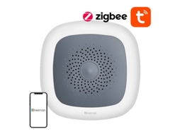 Sensor inteligente de temperatura e umidade Lurelia Zigbee Heiman Hs1ht Tuya