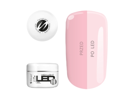 Gel de unha monofásico, viscosidade média, rosa francês, 100 g Silcare