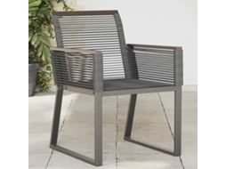 Vidaxl Cadeiras De Jardim 4 Pcs Vime Pe Preto