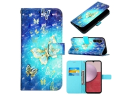 Capa De Celular Dobrável Horizontal Com Pintura 3d Para Samsung Galaxy A25 5g / A24