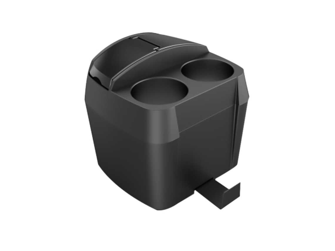 Magiclulu Lixeira Automática Para Carro Com Porta-copos Para Lixo, Bebidas E Cinzeiro, Preta