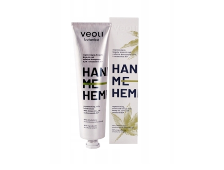 Hand Cream With Hemp Oil Ceramide, 75ml Veoli Botanica