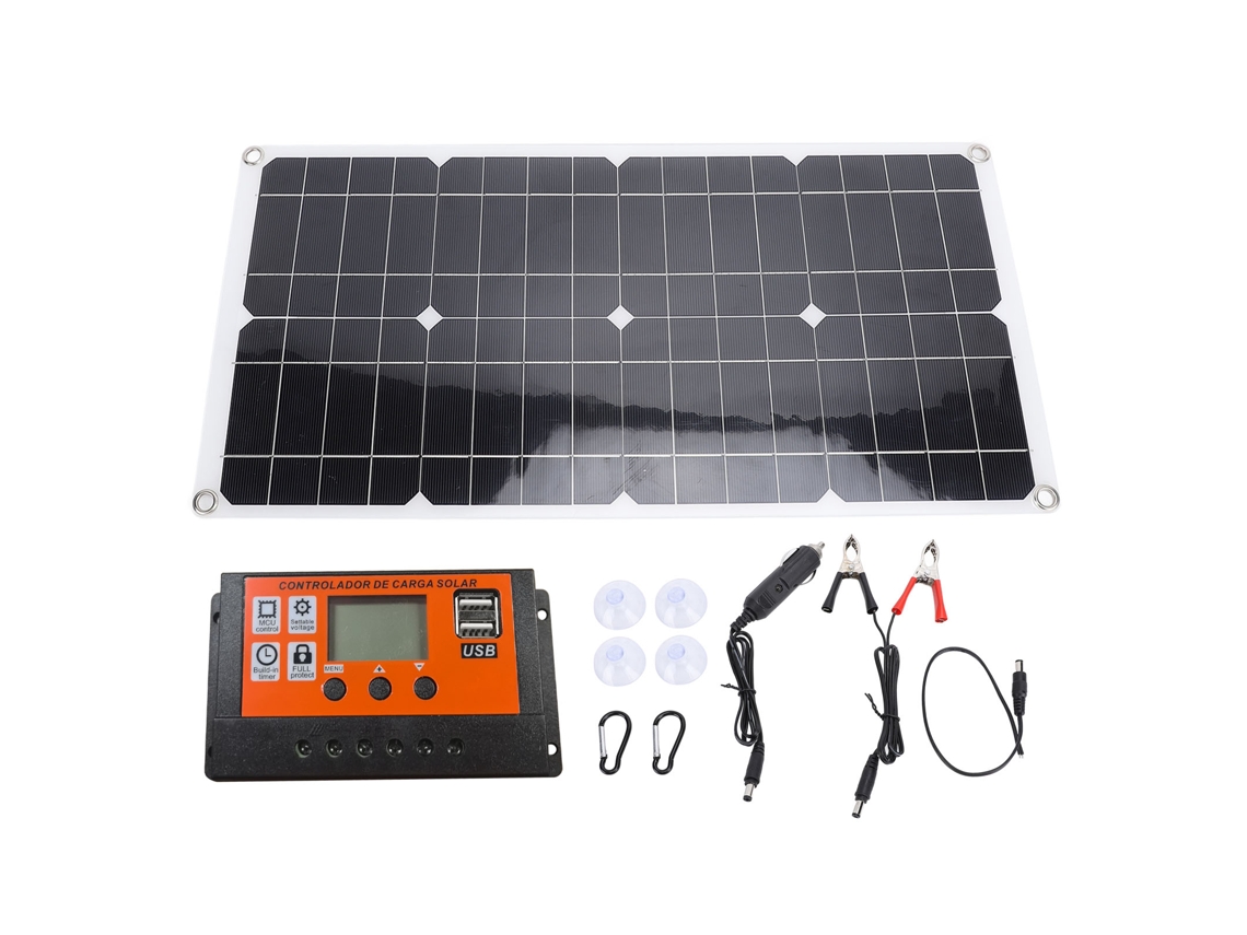 Controlador Solar Resistente À Água 25w 100a