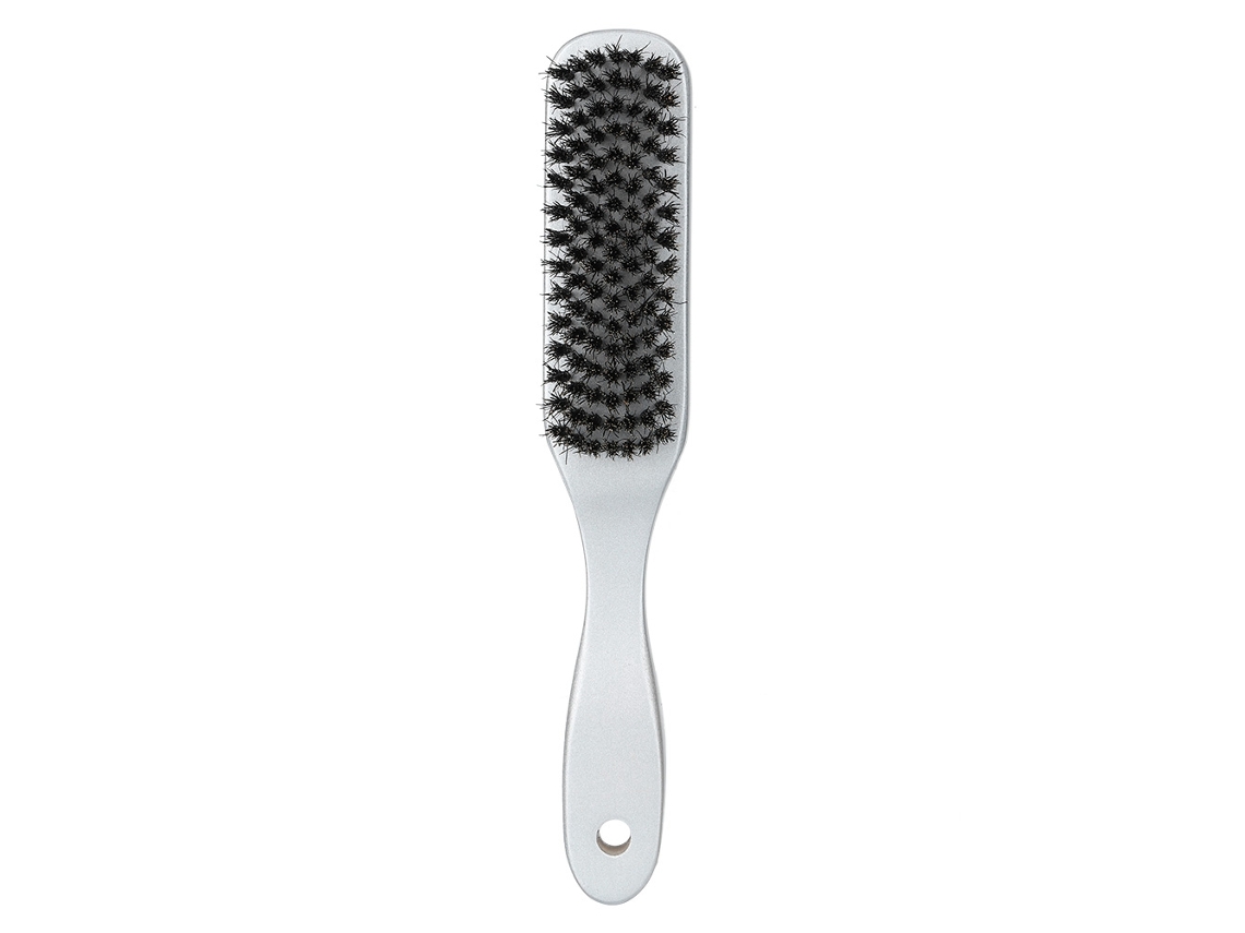 2026 kit de Cuidado e Barbear de Barba e Bigode com Escova de Madeira (prata)
