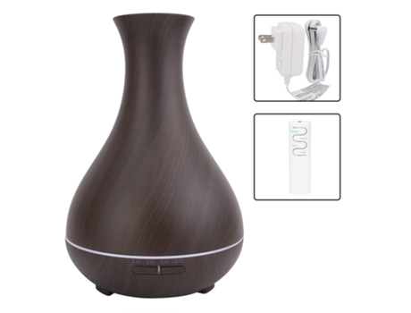 Difusor De Aroma Umidificador Com Óleo Essencial 550ml, Luz Led 7 Cores, Entrada 100 240v Plug Ue Aiailikill