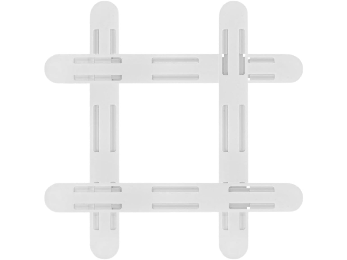 Galpada Conjunto De 4 Corrediças Adesivas Versáteis Para Gavetas Com Fixação Inferior, Ideais Para Cozinha E Quarto