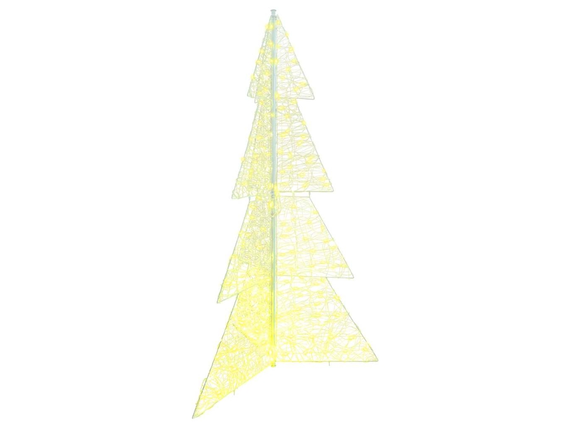 Decoração De Natal Vidaxl Branco Quente Acrílico (180 Cm)