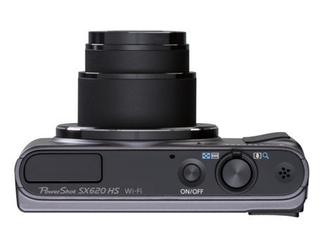 Máquina Fotográfica Compacta CANON SX620 HS (Preto - 20 MP -  ISO: auto a 3200 - Zoom Ótico: 2- Zoom Ótico: 5x) — 20 MP | Zoom ótico 25x