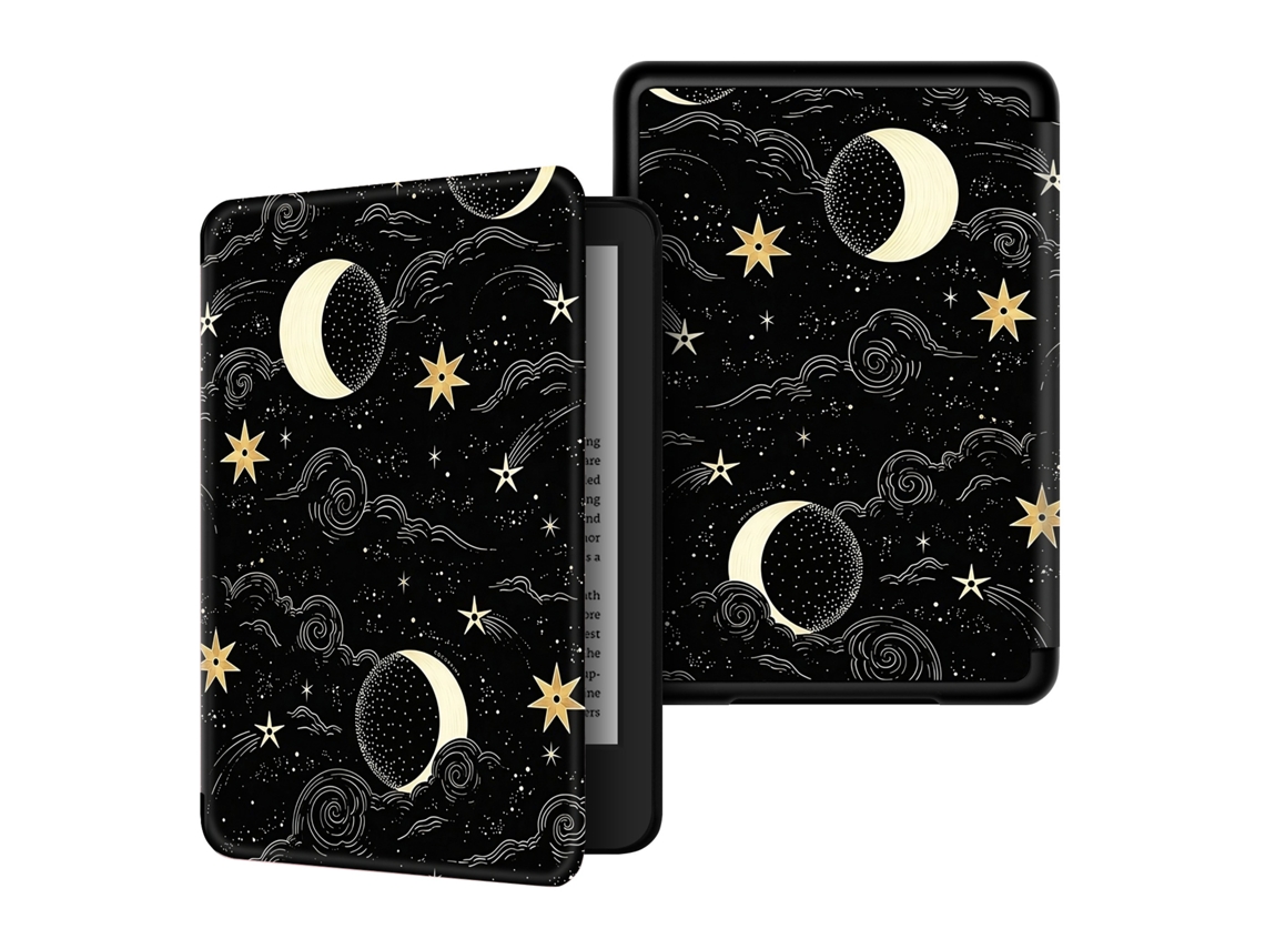 Capa Para Kindle Paperwhite 1ª/2ª/3ª Geração (2012/2013/2015) 6" -estrelas E Lua Cuich