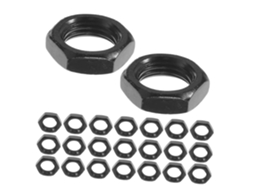 Conjunto De 50 Porcas Sextavadas Travamento Para Fixação Lâmpadas,