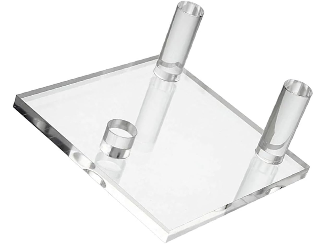 Suporte De Acrílico Transparente, Pequeno, Leve E Resistente, Para Exibir Minerais E Pedras, Ideal Para Oficinas