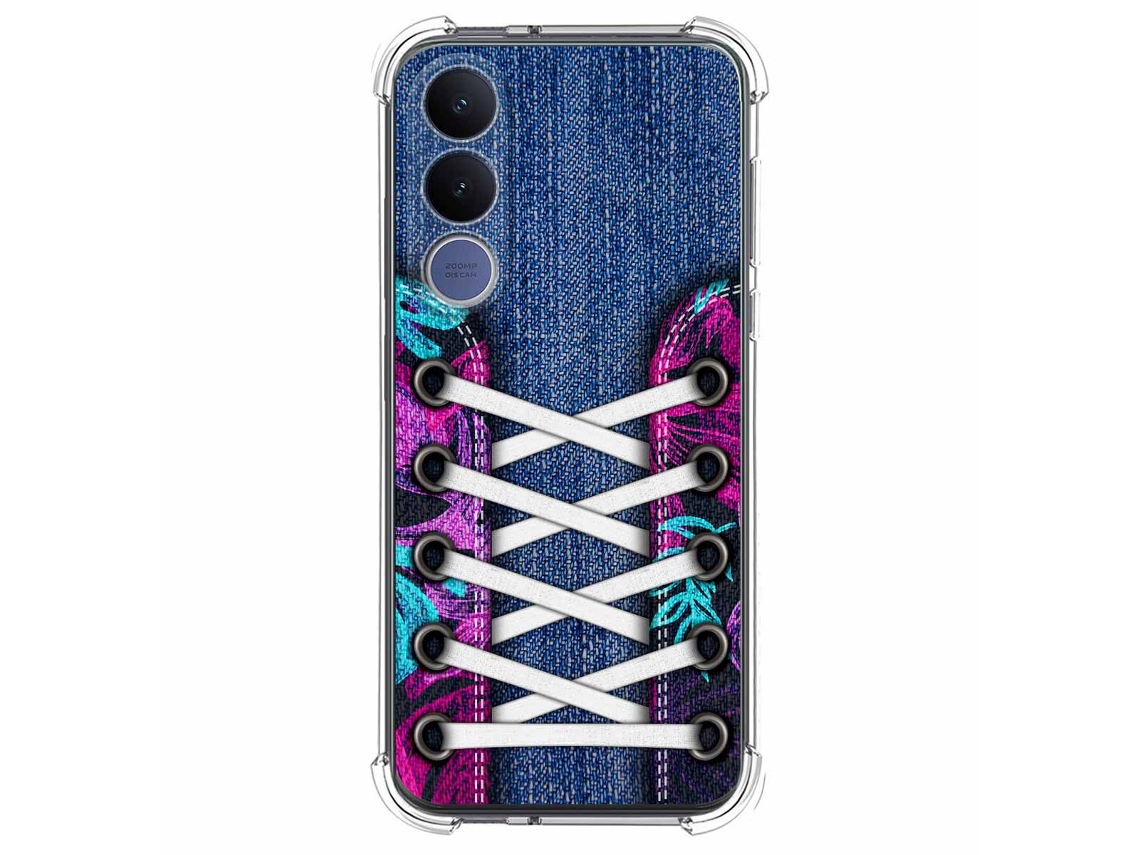 Capa Tumundosmartphone De Silicone À Prova De Choque Para Vivo V70 Fe Estampa De Tênis 06 Desenhos