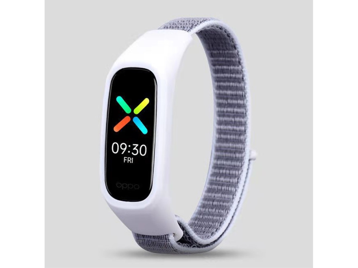 Pulsera Em Nylon Cinza Ajustável Para O Seu Oppo Band Style/eva Limited Edition