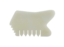 Pente Jade Guasha Para Cuidados Faciais E Corporais Ferramenta Spa Verde Claro Jinyubo Store