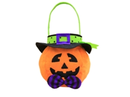 Laxiscreed Frasco De Plástico Transparente Para Doces E Chocolates Com Design De Abóbora Para Halloween