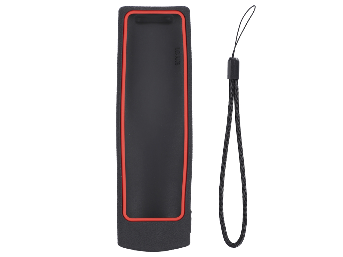 Aetheria capa Protetora de Silicone Anti derrube para Controle Remoto Tv Lg Akb75095307 Rm l1162 Preto Vermelho