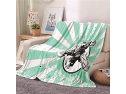 Manta de Flanela Fansu Estampa 3d Quente e Macia em Microfibra Ideal para o Inverno Perfeita Cama Ou Sofá Adeq
