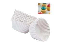 2026 líneas de Cupcake Blancas, 400pcs Papel Grado Alimentario, Resistente a Grasas, Horno Y Microondas Seguro