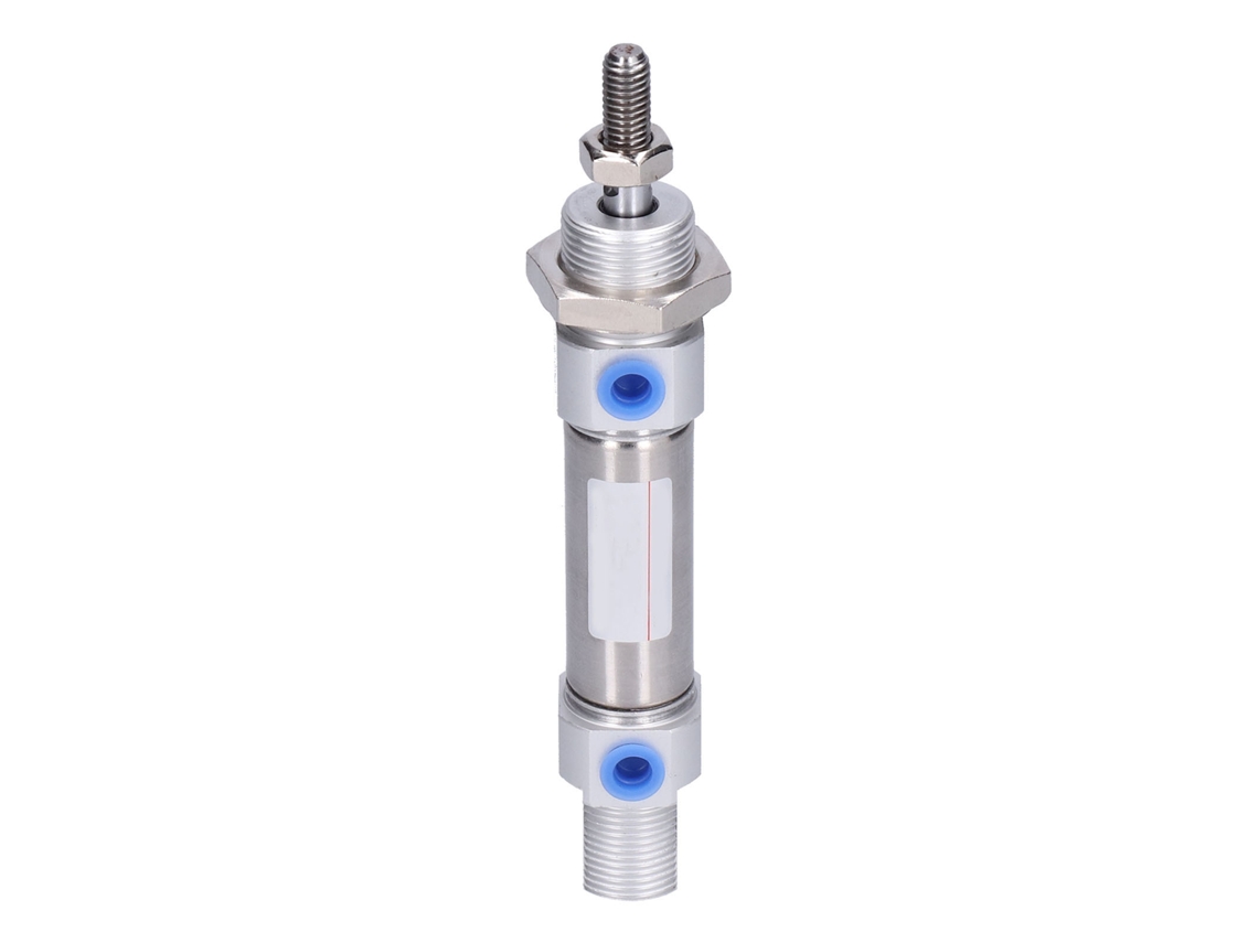 Cilindro De Aire Mini Com Vara De Pistão De Aço Inoxidável Equipamento Neumático 20mm Mi20x225