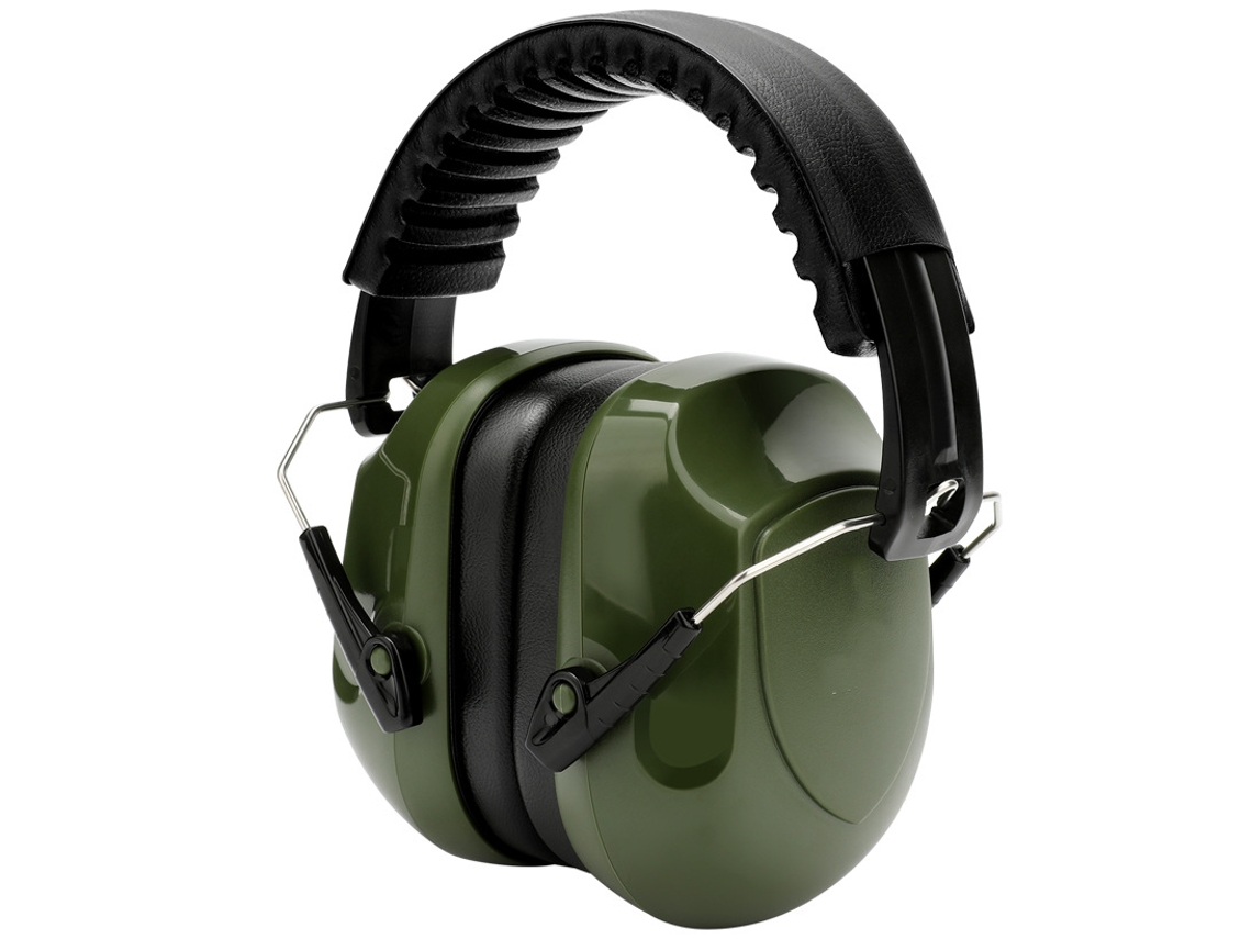 Protetores auriculares DIGITALLAB confortáveis e ajustáveis com cancelamento de ruído para adultos (verde)
