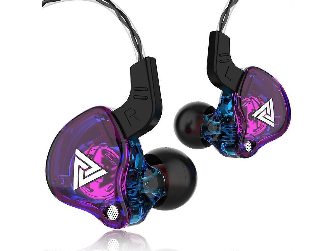 Fones De Ouvido In-ear Com 6 Drivers Dinâmicos E Microfone Para Esporte E Hifi