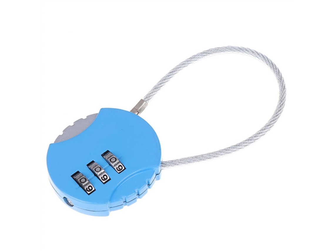 Cadeado De Combinação 3 Dígitos Para Mala, Bagagem E Metal Cadeado Com Código Mini Chave Codificada Cadeados Antirroubo