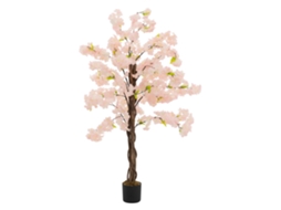 Árvore De Cerejeira Artificial Ml-design 120 Cm Planta De Interior/exterior Tronco Natural