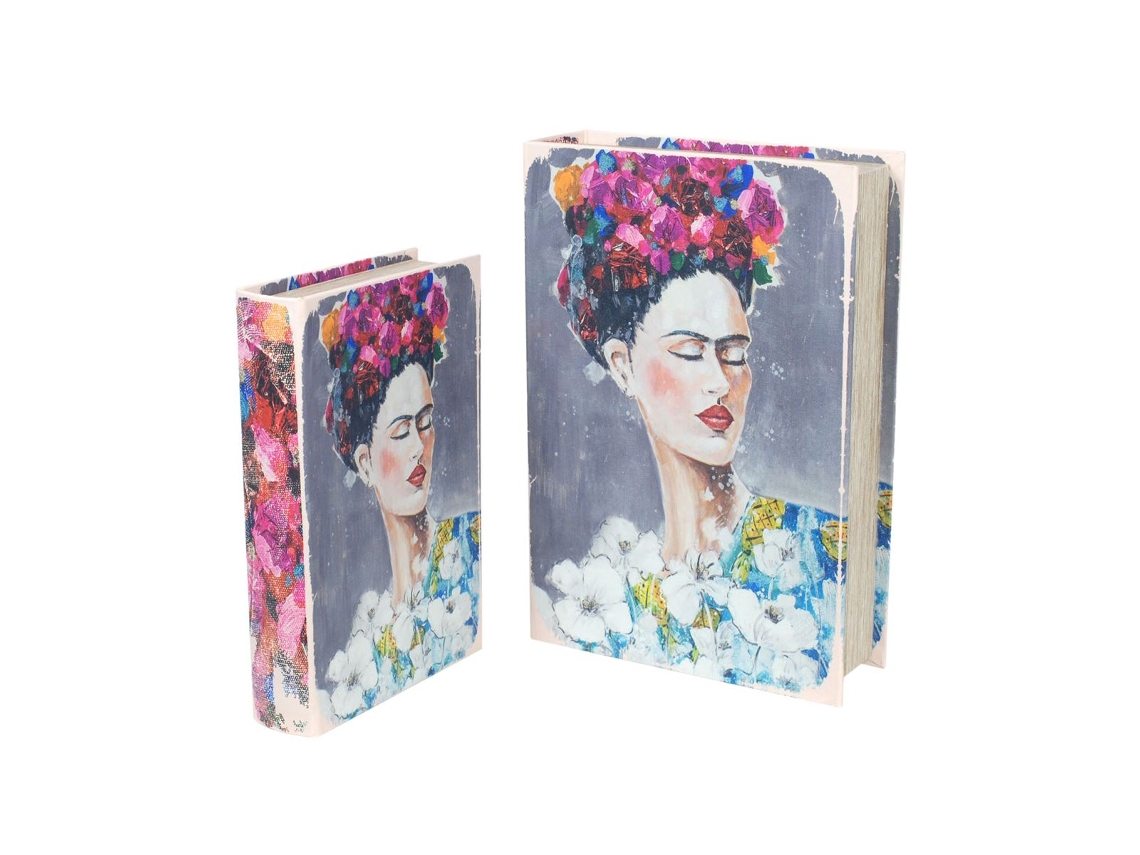 Caixas de livros Frida SET 2U