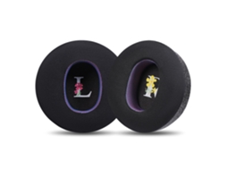 Almofadas Auriculares Mágicas Pretas E Roxas Com Toque De Gelo Para Dyson Zone Brilvibera