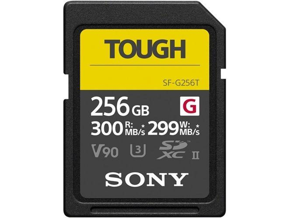 Cartão de Memória SONY TOUGH SDCX UHS-II 256GB