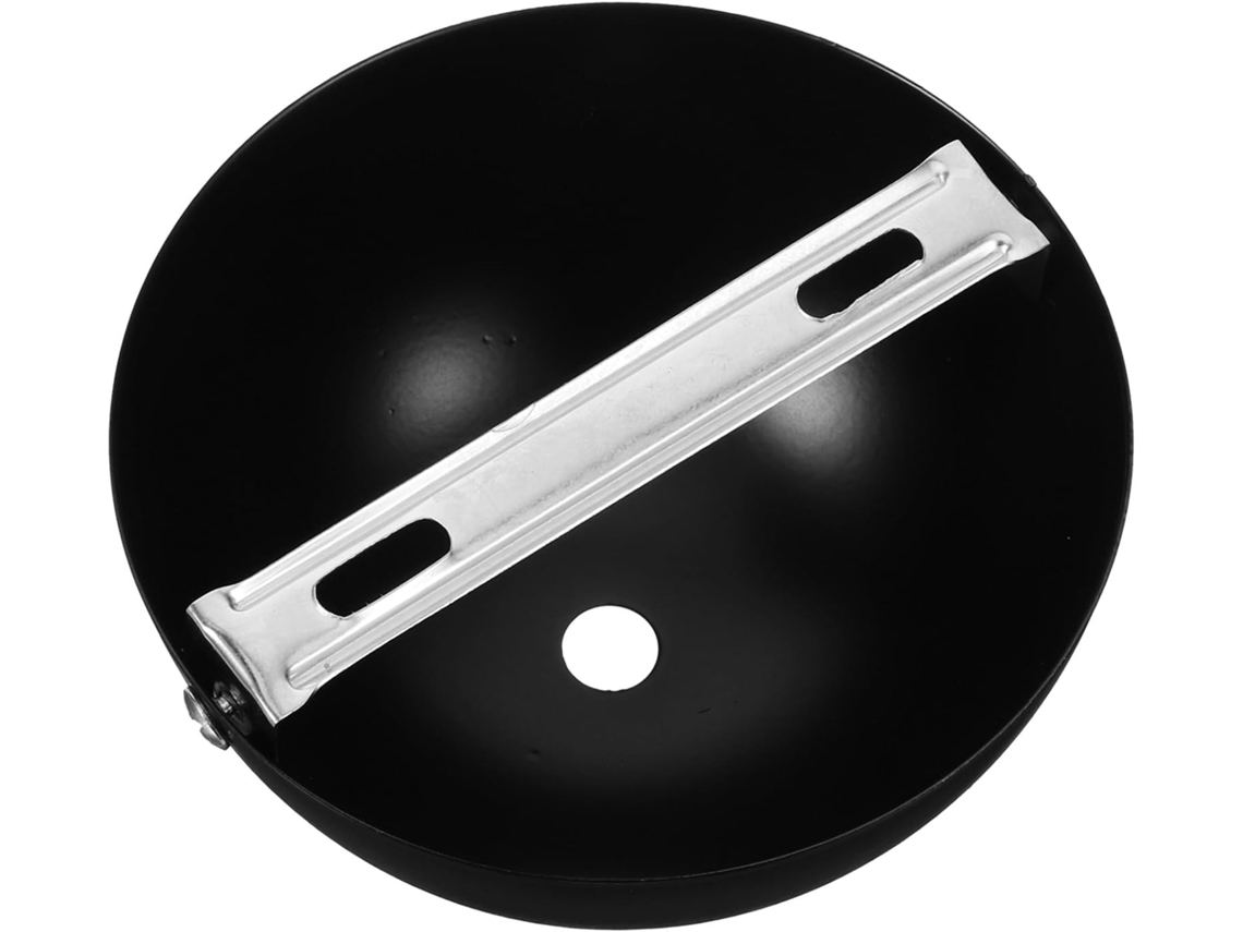 Roseta Para Lustre Em Ferro Preto E Cobre, 1 Conjunto