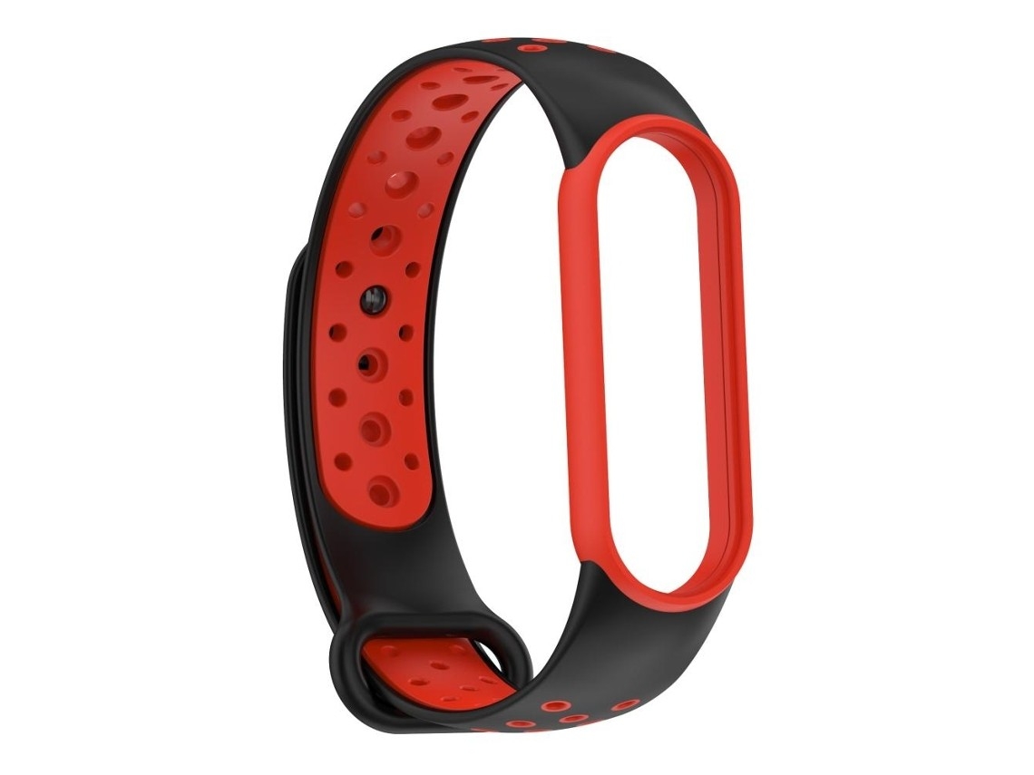 Pulseira De Silicone Macio Rosa Para Smartwatch Fit2.