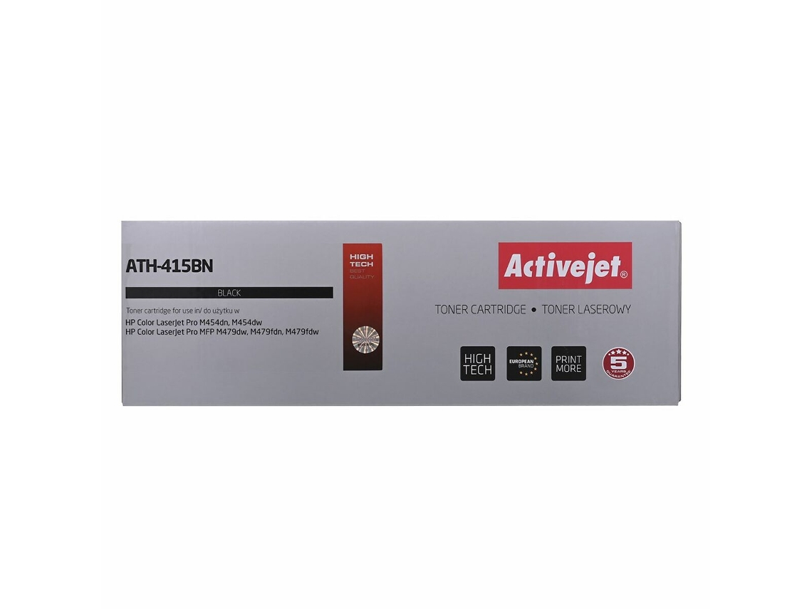 Tóner Original ACTIVEJET ATH-415BNX (Preto - HP COLOR LASERJET PRO: M454DN)