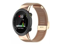 Bracelete para Garmin Forerunner 45 / 45s / Swim 2 metal Milanês ouro rosa XIAOMOYU (18mm)
